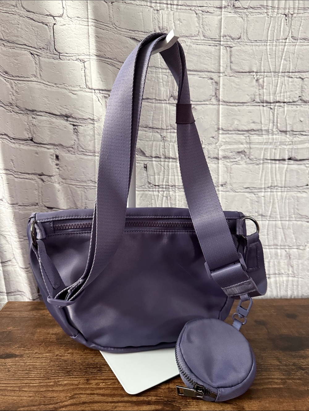 Lavender Crescent Crossbody Bag - Picture 5 of 8